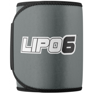 Термопояс для талии LIPO-6 - cерый/черный Фото №1